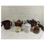 Ceramic Teapots, Pitchers, and Tableware