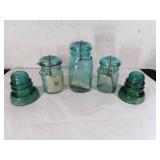 Ball Jars and Glass Insulators