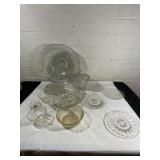 Pressed and Cut Glass Tableware