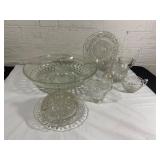 Pressed and Cut Glassware