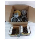 Various Sizes and Types of Nails