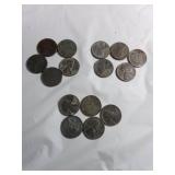 15 United States Steel Pennies
