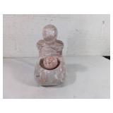 Abstract Marble Sculpture with Rounded Forms