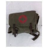 Khaki Canvas Military Medical Bag