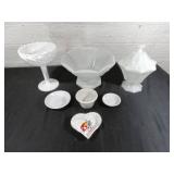 Milk and White Glassware