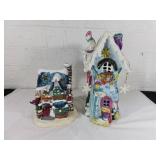Ceramic Christmas Village Houses