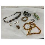 Costume Jewelry with Bead Necklaces