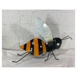 Painted Metal Bee Sculpture with Wire Legs