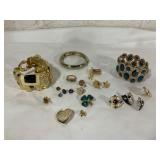 Costume Jewelry Bracelets and Earrings