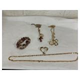 Costume Jewelry Including Necklaces, Bracelets, an