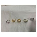 Five Rings in Various Designs
