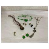 Jewelry Lot with Necklaces and Earrings