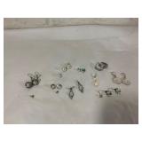 Metal Earrings and Rings