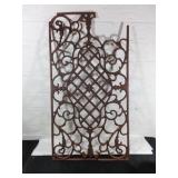 Gothic Wrought Iron Decorative Panel