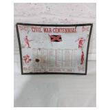 Civil War Centennial Commemorative Dish