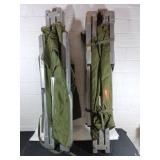 Folding Camping Cots with Metal Frames