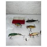 Vintage Fishing Lures with Box