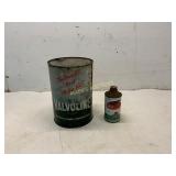 Valvoline Oil Can and Cobra Oil Additive Can