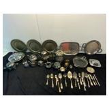 Silver Plated Hollowware and Flatware
