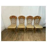 Four Gilt-Decorated Side Chairs