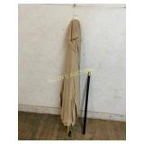 9 Beige Outdoor Patio Umbrella