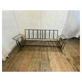 Iron Frame Convertible Settee
