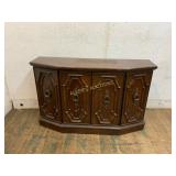 Wooden Sideboard with Decorative Doors