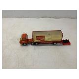 Tonka Coca-Cola Toy Semi-Truck with Miniature Bott