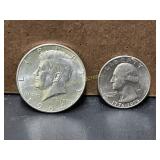 1964 Kennedy Half Dollar 90% Silver Coin