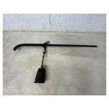 Cast Iron Balance Scale Beam with Hook and Weight