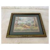 Framed Print of Horse in Pastoral Scene