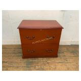 Two-Drawer Wood Lateral Filing Cabinet