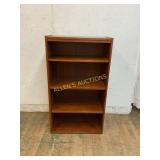 Wood Veneer Four-Shelf Bookcase