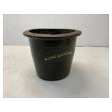 Stoneware Crock with Brown Glaze