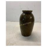 Brown Glazed Stoneware Vase
