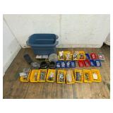 Fasteners and Electrical Components in Bins