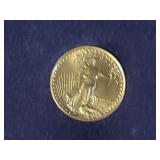 1/10 Oz Gold 5 Dollar American Eagle Coin