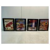 4 Framed Sci-Fi Magazine Prints