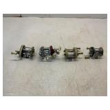 Four Vintage Fishing Reels