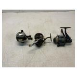 Three Vintage Fishing Reel Assortment