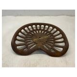 Vintage Cast Iron Tractor Seat