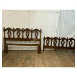 Wooden Headboard and Footboard Set
