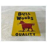 Bull of the Woods Advertising Sign