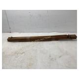 Wooden Folding Ruler with Brass Hinges