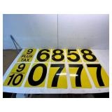 10 Double-SidedÂ Number Signs