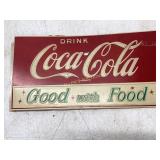 Coca-Cola Tin Advertising Sign