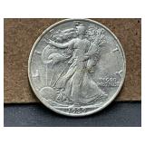 1939 Walking Liberty Silver Half Dollar