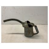 Galvanized Metal Oil Can with Flexible Spout