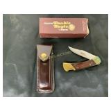 Frontier Double Eagle Folding Knife with Sheath