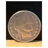 1900 Barber Half Dollar 90% Silver Coin
